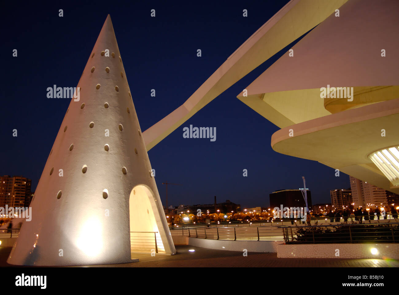Palau de les Arts Reina Sofia (Musée des Arts de la Reine Sofia), Cité des Arts et des Sciences, Valence, Espagne, Europe Banque D'Images