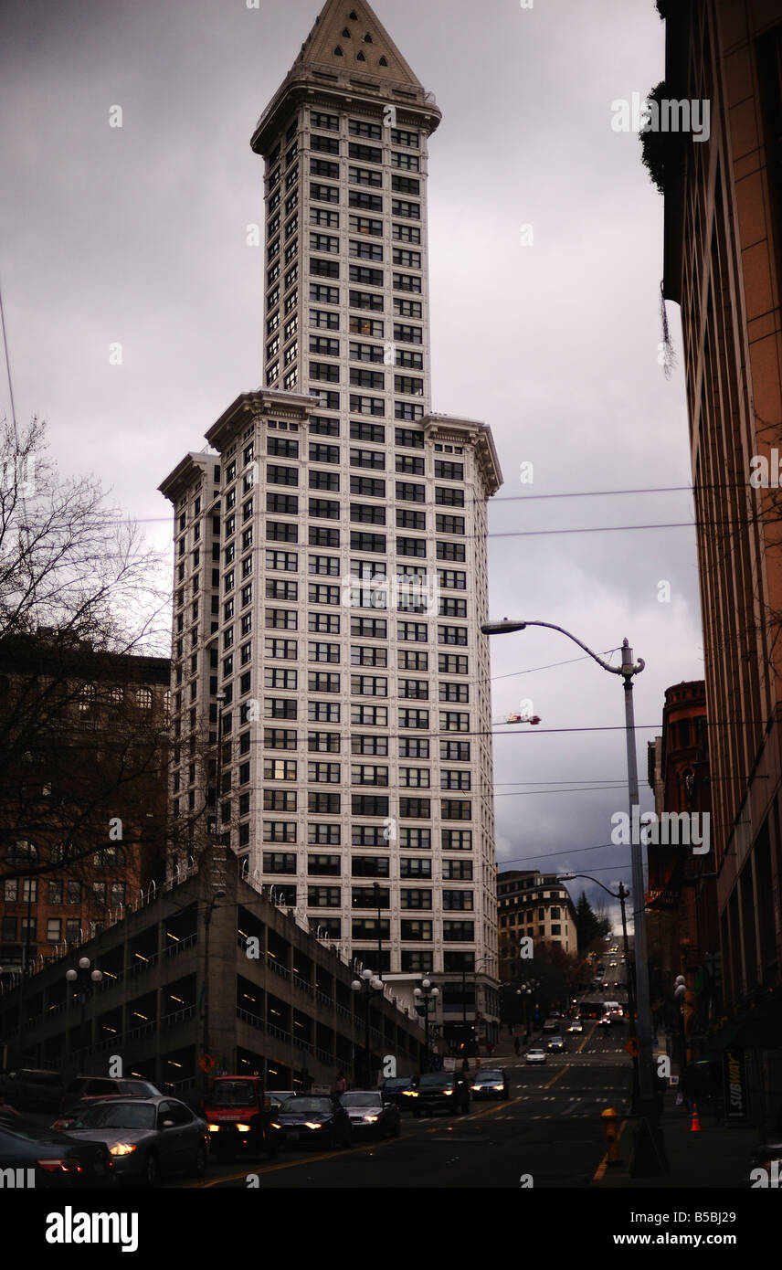 Centre-ville de Seattle Washington Banque D'Images