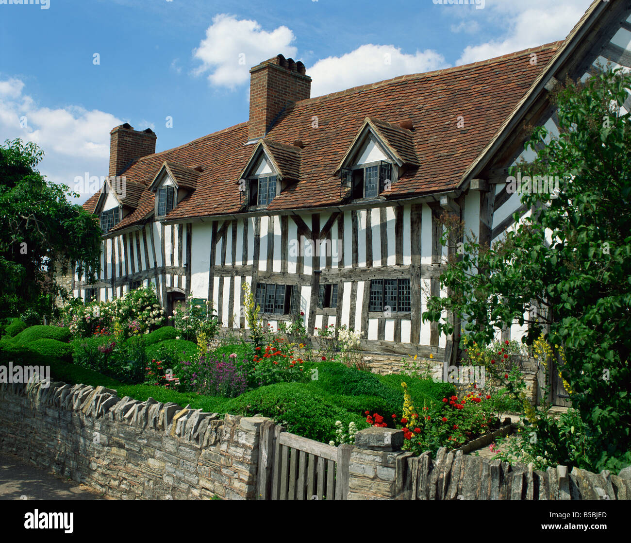 La maison de Mary Arden Stratford sur Avon Angleterre U K N Francis Banque D'Images