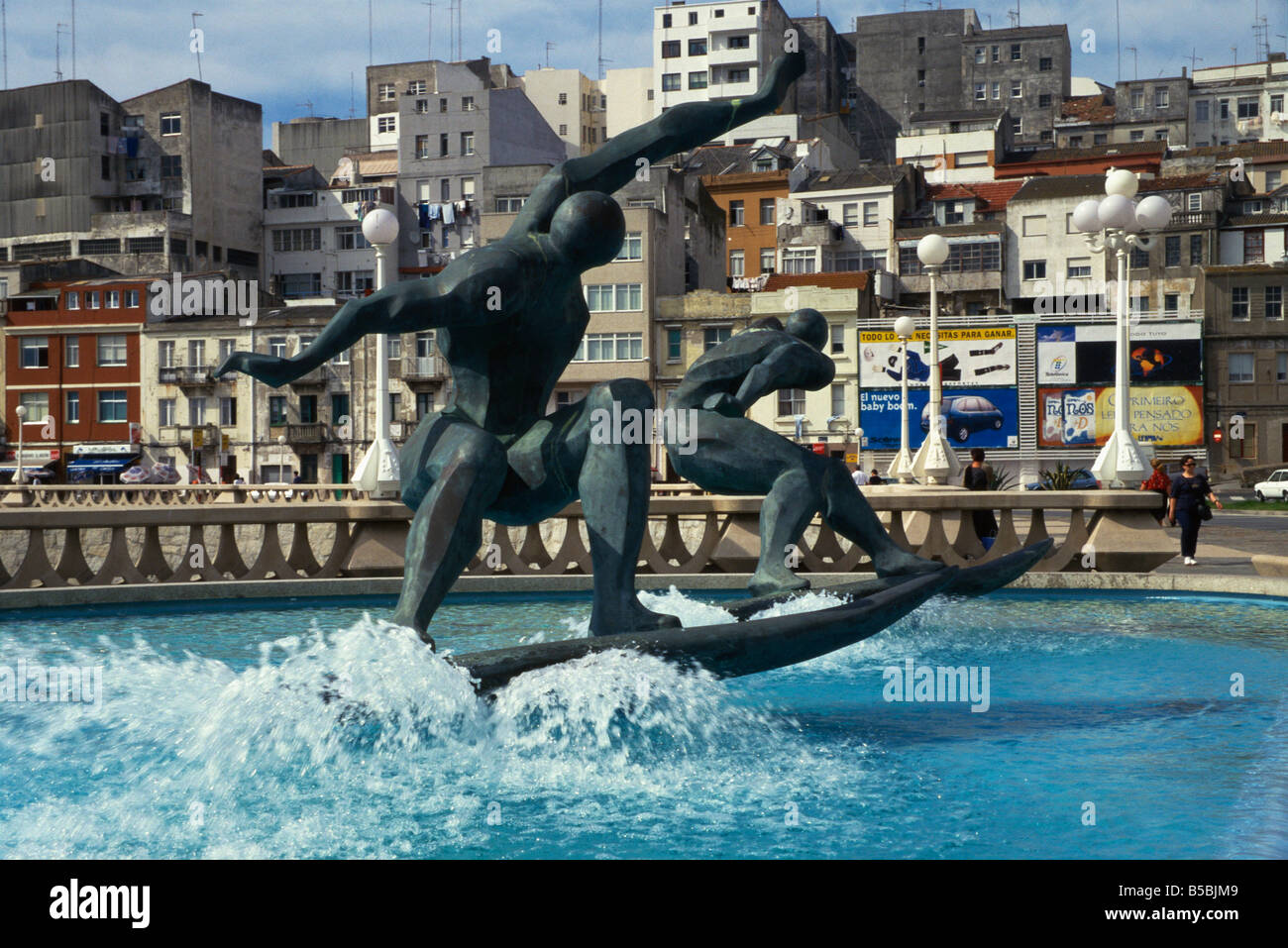 A Coruña Galice Espagne Europe Banque D'Images