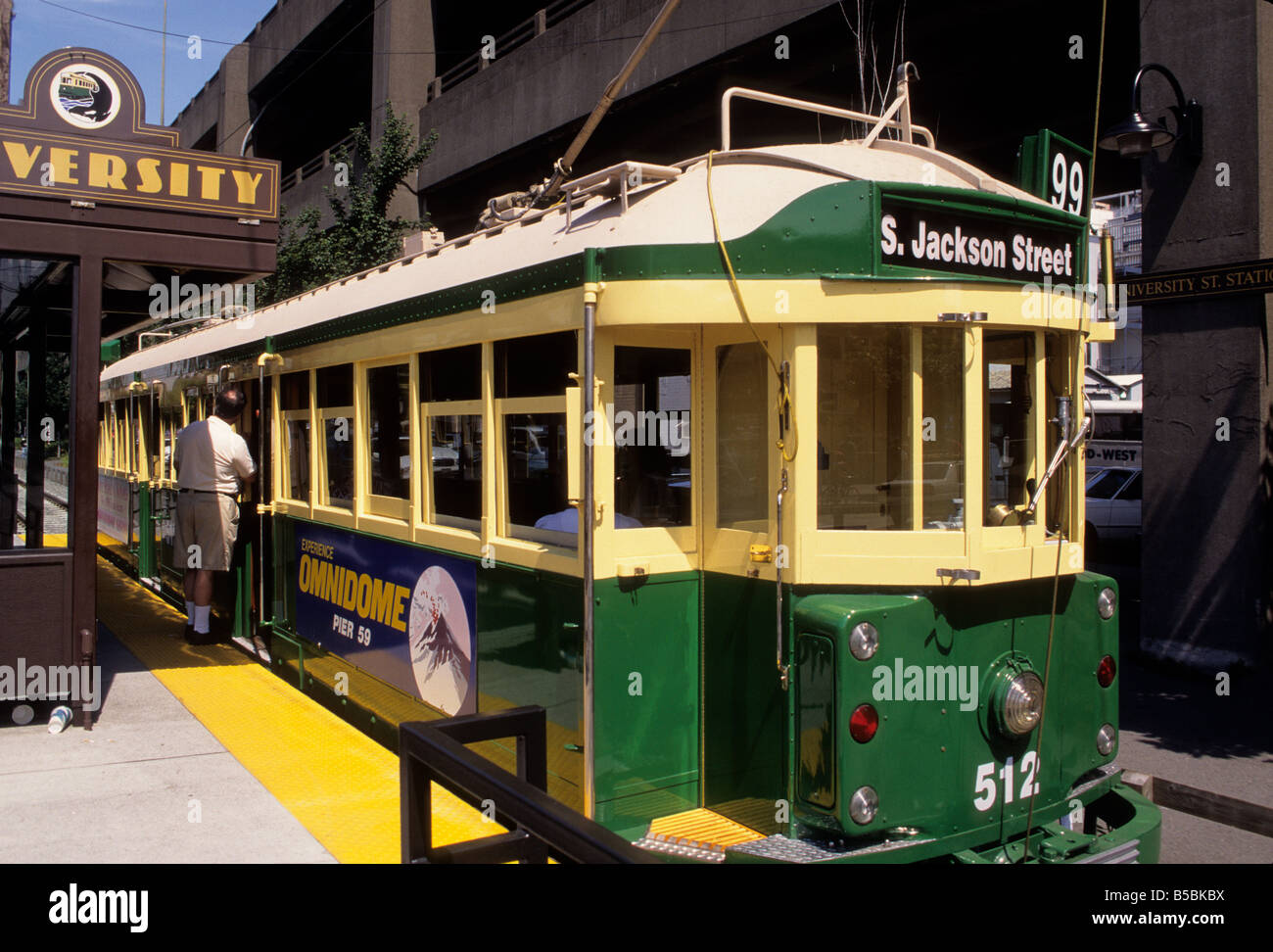 Seattle streetcar · High resolution stock image - Alamy