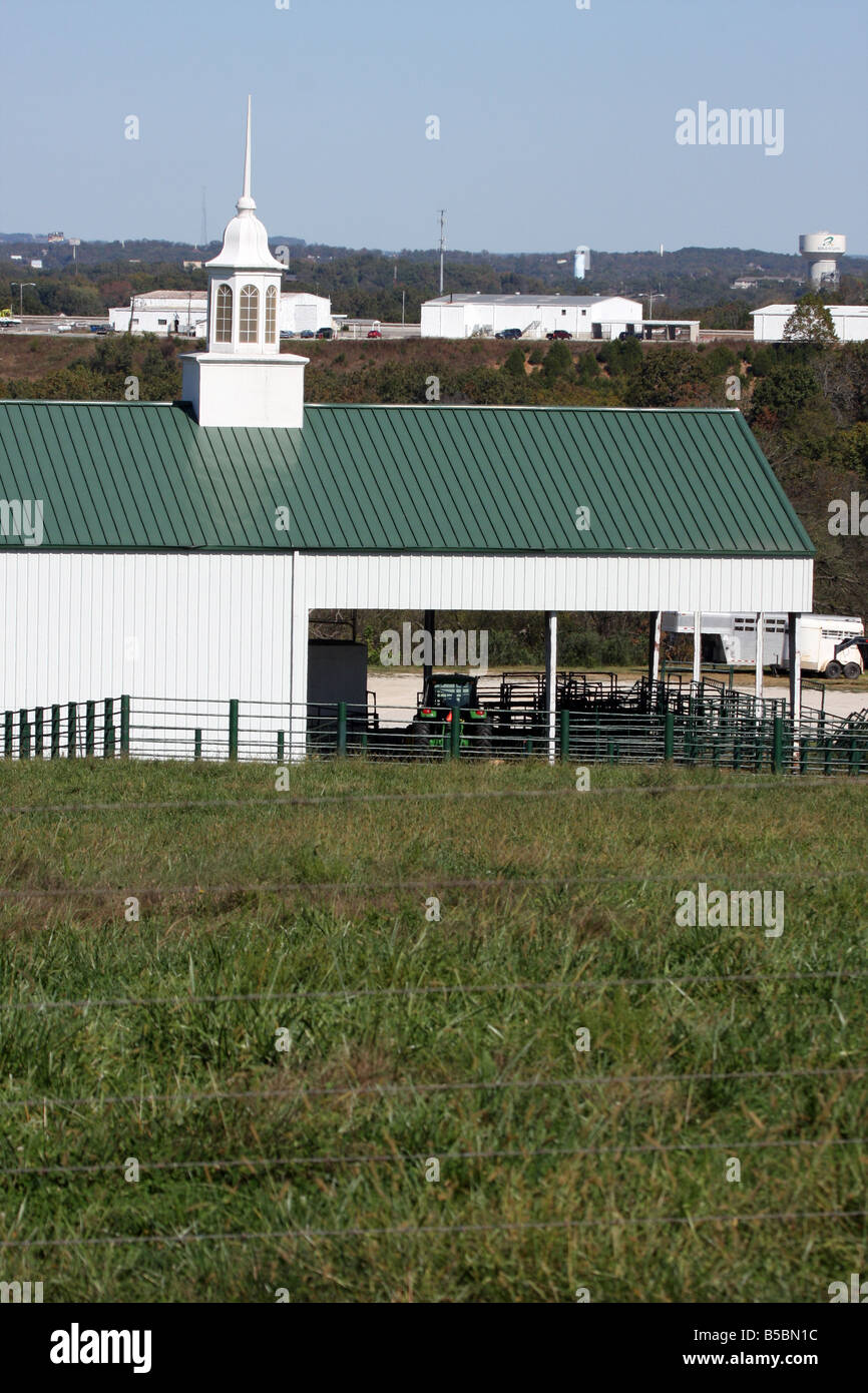 La grange de l'agriculture au Collège de l'Ozarks Branson Missouri Banque D'Images