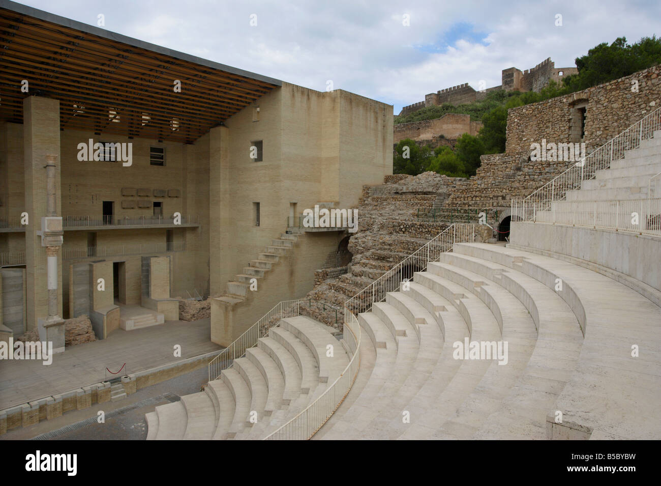 Le théâtre Romain restauré à Sagunt, Valencia, Espagne Banque D'Images