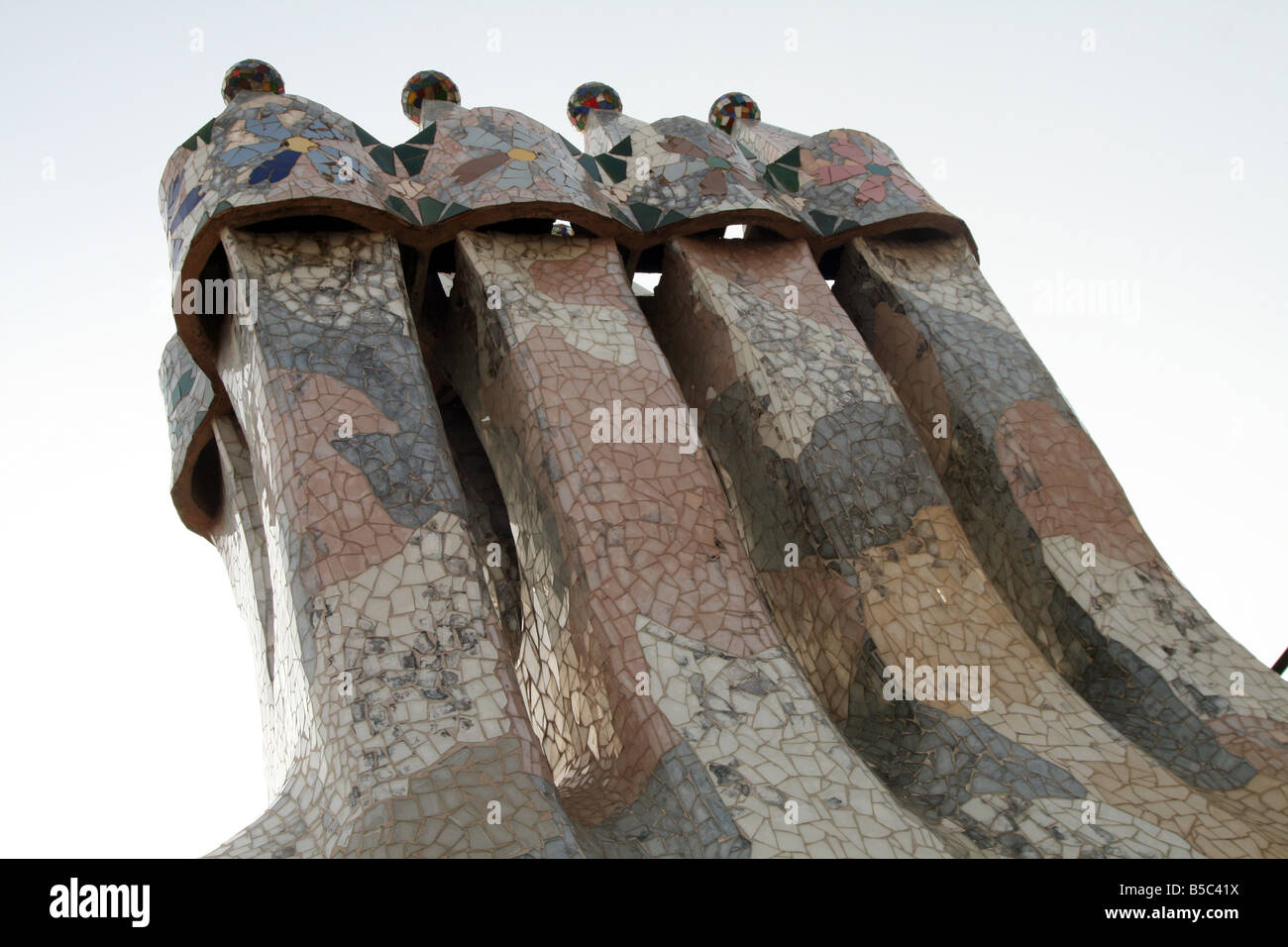 Casa Batllo par Antoni Gaudi partie de Illa de la Discòrdia [43 Passeig de Gràcia, Eixample, Barcelone, Catalogne, Espagne, Europe].. Banque D'Images