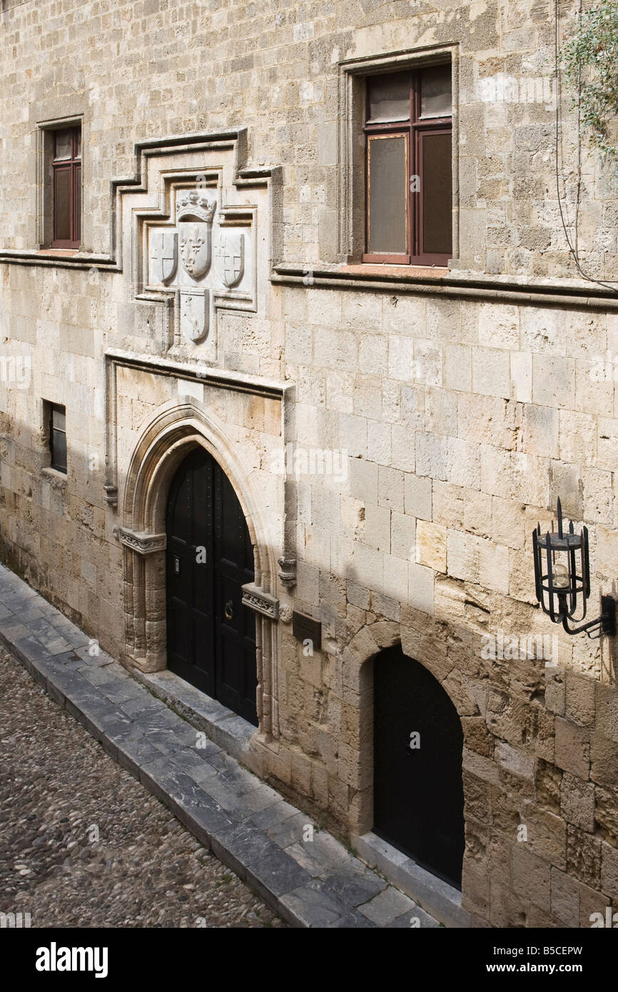 La rue des Chevaliers, la vieille ville de Rhodes, Rhodes, Grèce Banque D'Images La rue des Chevaliers, la vieille ville de Rhodes, Rhodes, Grèce Banque D'Images