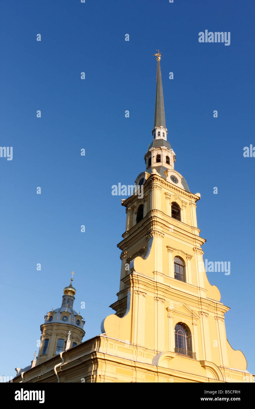 La Cathédrale Pierre-et-Paul de Saint-Pétersbourg Banque D'Images