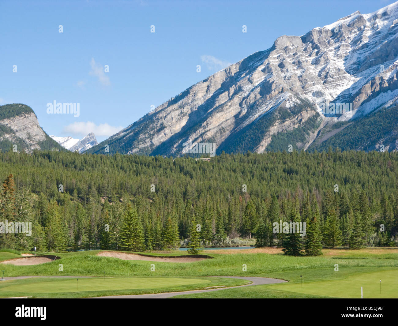 Golf Banff Springs, Banff, Alberta, Canada Banque D'Images