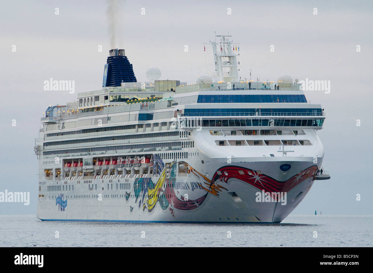 Le navire de croisière Norwegian Jewel. Banque D'Images