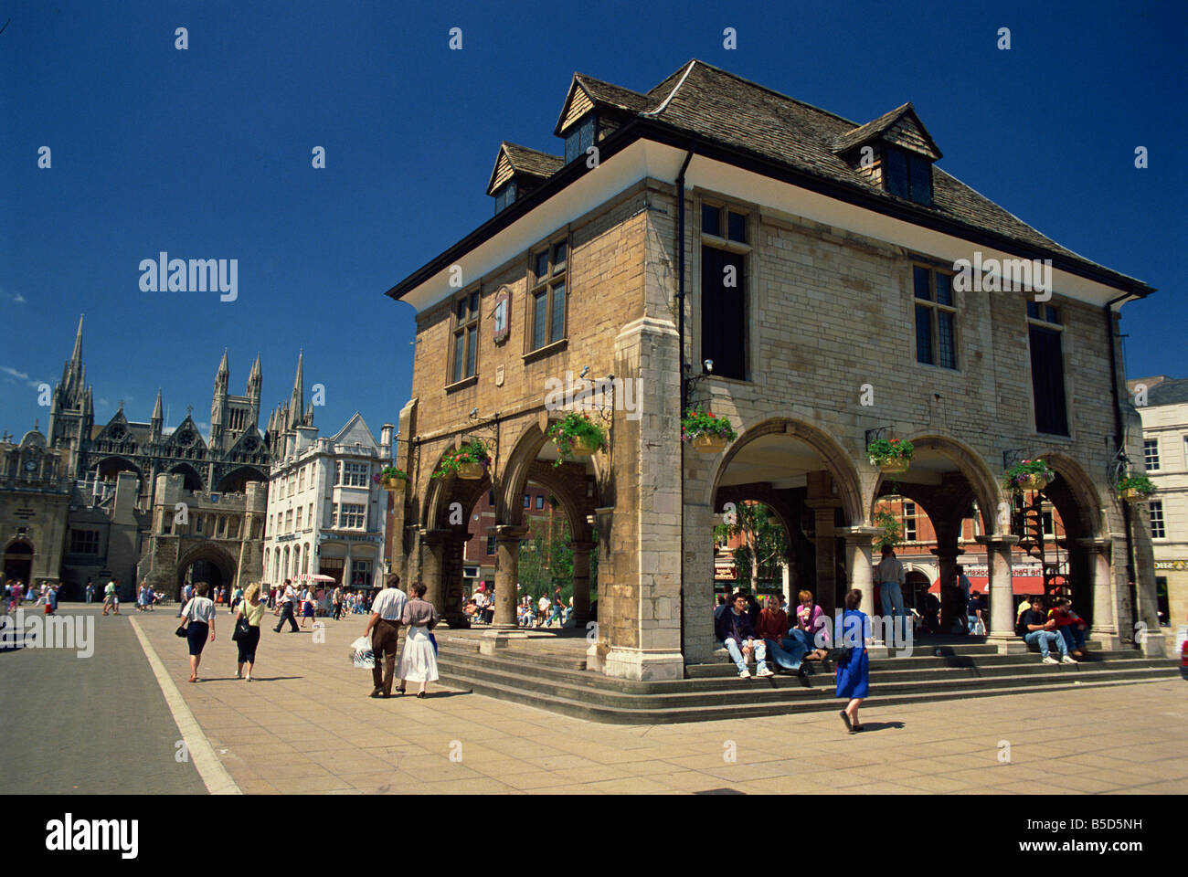 Centre-ville, à Guildhall, Peterborough Cambridgeshire, , Europe Banque D'Images