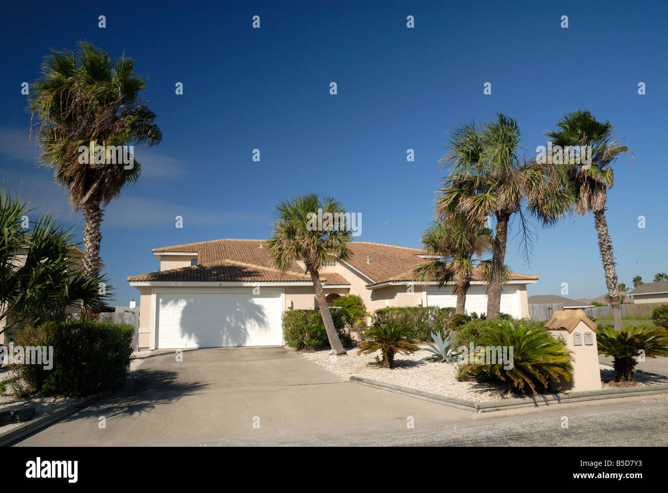 Maison en duplex dans le sud des États-Unis Banque D'Images