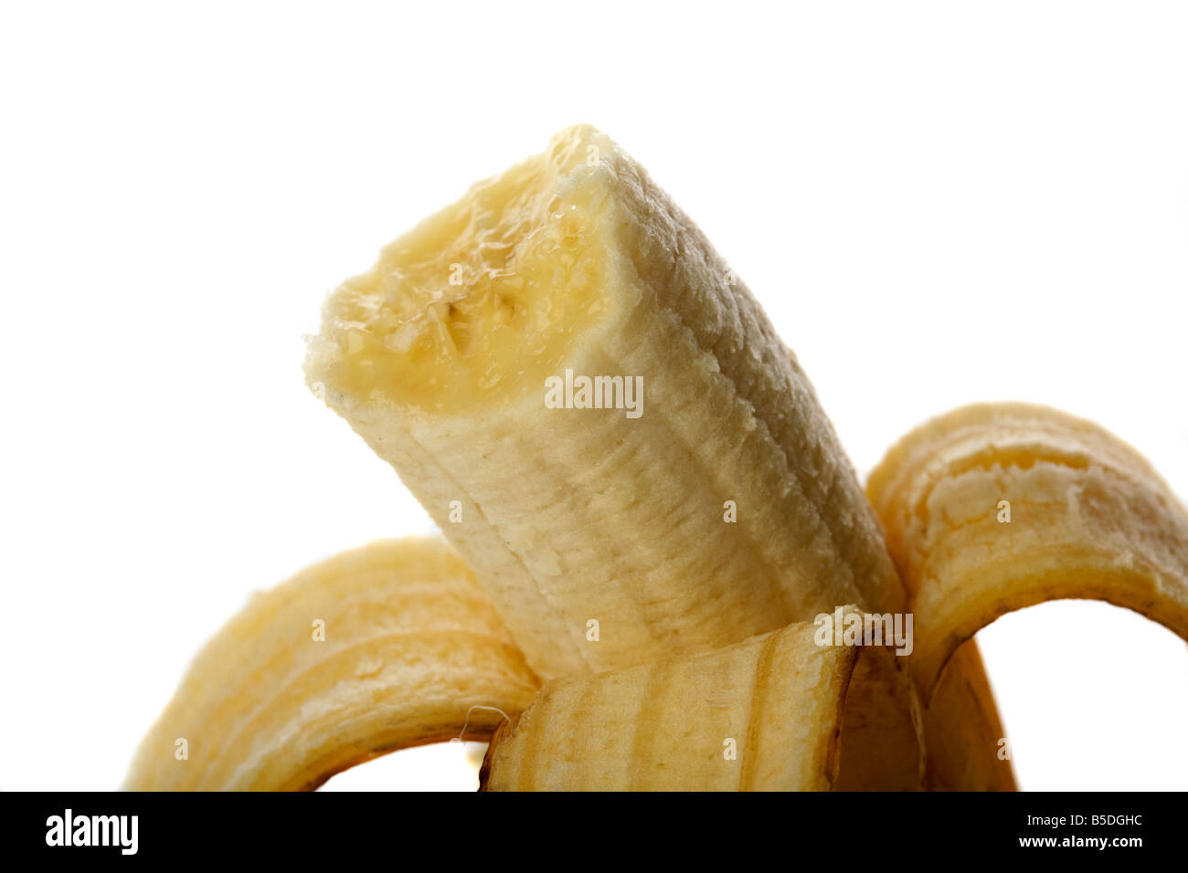 Variété cavendish banane pelées Banque D'Images