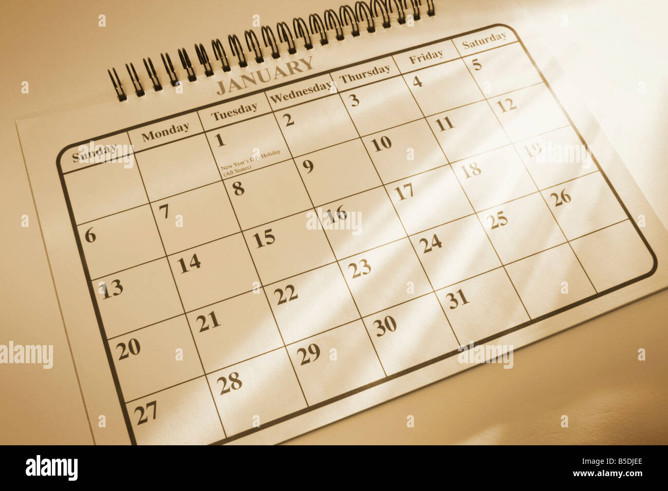 Calendrier Banque D'Images