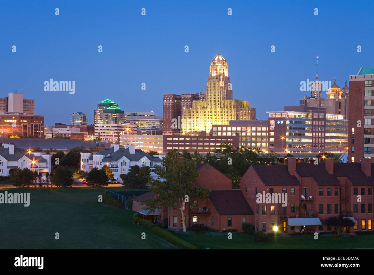 La ville de Buffalo, New York State, USA, Amérique du Nord Banque D'Images