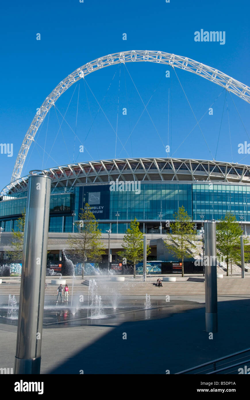 Nouveau stade Wembley, Londres, Angleterre, Europe Banque D'Images