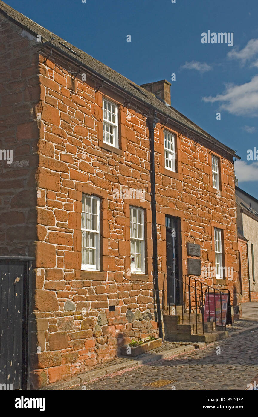 La maison de Robert Burns, poète célèbre de l'Ecosse, Burns Street, Dumfries, Dumfries et Galloway, en Écosse, de l'Europe Banque D'Images