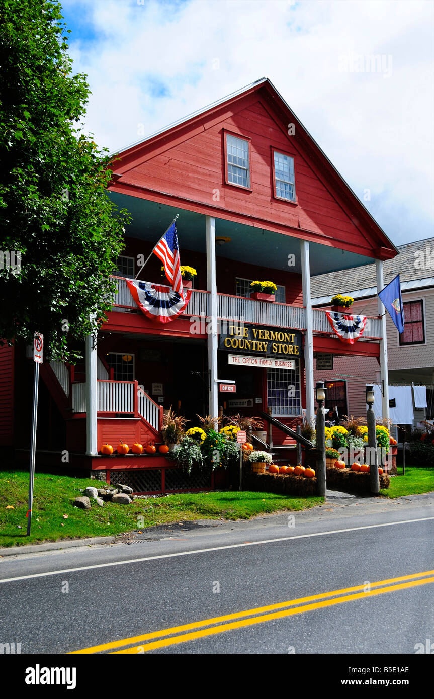 Le Vermont Country Store, Weston, Vermont, Etats-Unis Banque D'Images