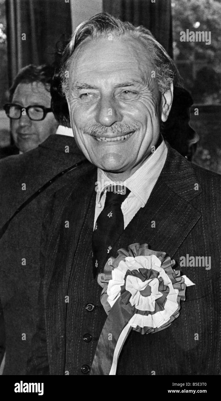 Ancien homme politique conservateur Enoch Powell. &# 13 ;&# 10;Janvier 1986 Banque D'Images