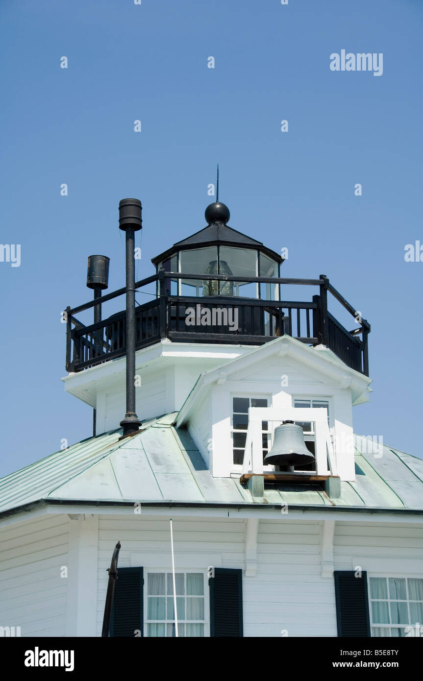 Leuchtturm secouru le Chesapeake Bay Maritime Museum, St. Michaels, Miles River, Maryland, USA Banque D'Images
