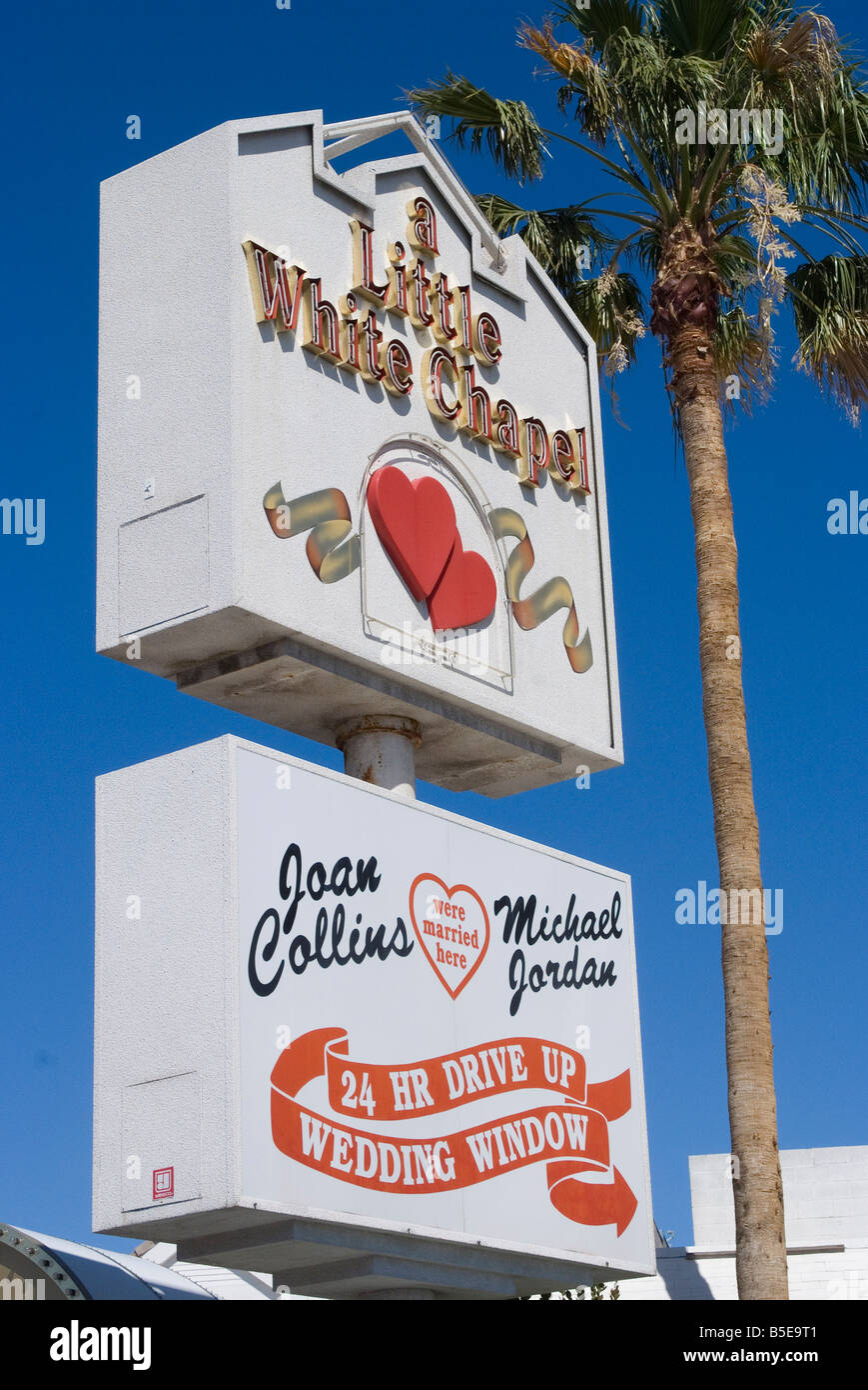 Drive-up wedding chapel, Las Vegas, Nevada, USA, Amérique du Nord Banque D'Images