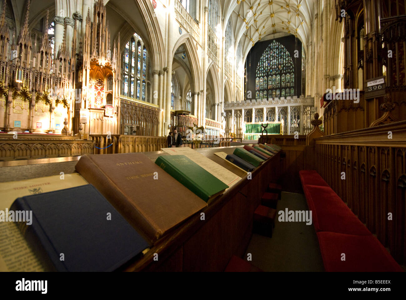 Hymnaire York Minster Banque D'Images