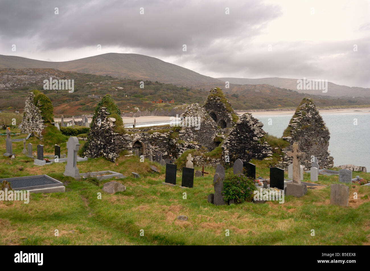 L'Abbaye de Derrynane, Banque D'Images