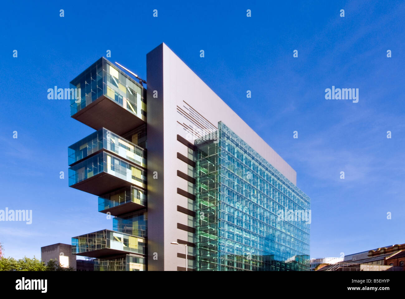 Le Centre de justice civile Manchester, Angleterre, RU Banque D'Images