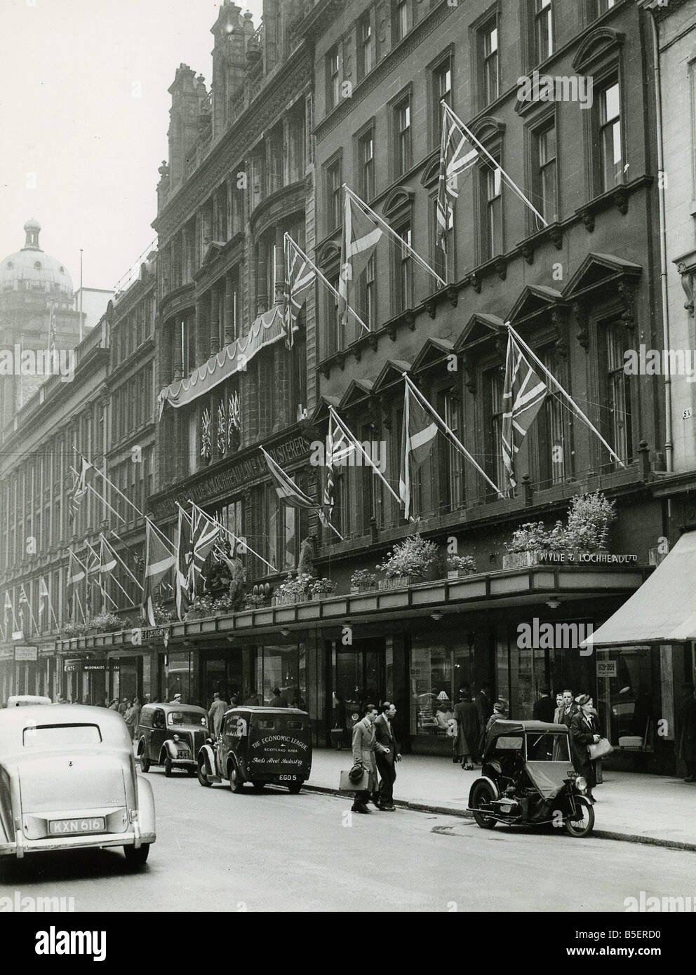 Wylie et Lochhead store Glasgow Buchanan Street 1953 Banque D'Images