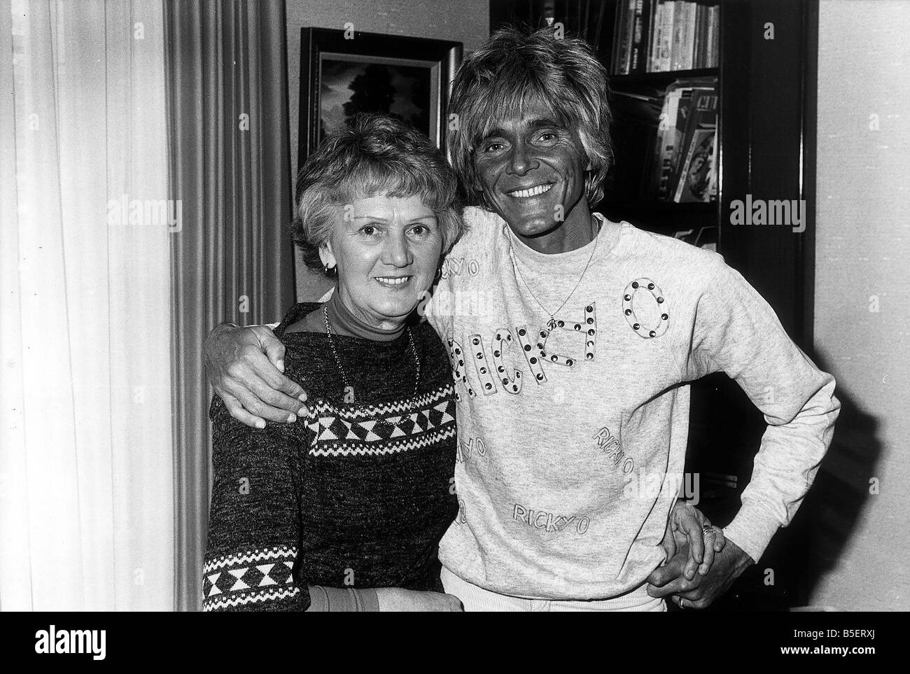 Billy Fury et Maman Jean Banque D'Images