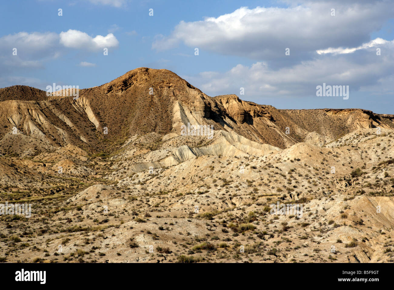 Le désert de Tabernas, Andalousie, Espagne Banque D'Images