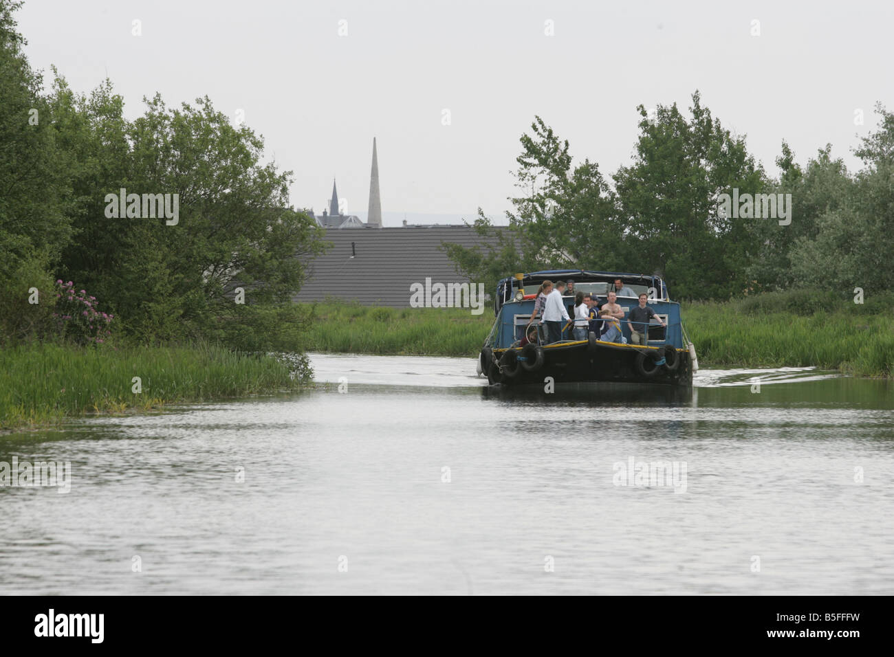 La direction générale de la Forth Glasgow and Clyde Canal de Maryhill Serrures à Port Dundas Banque D'Images