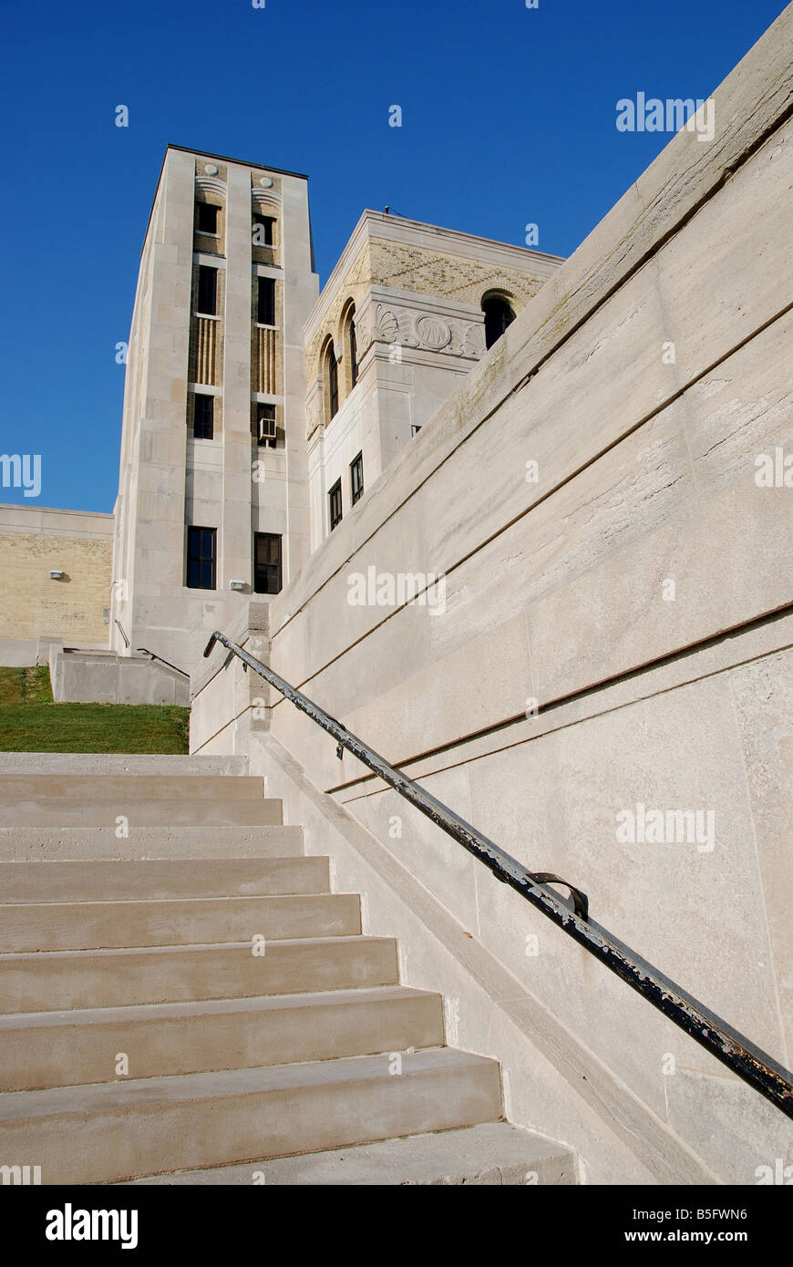 L'unique art déco de la R C Harris usine de traitement de l'eau, un point de repère local à Toronto Ontario Canada Banque D'Images