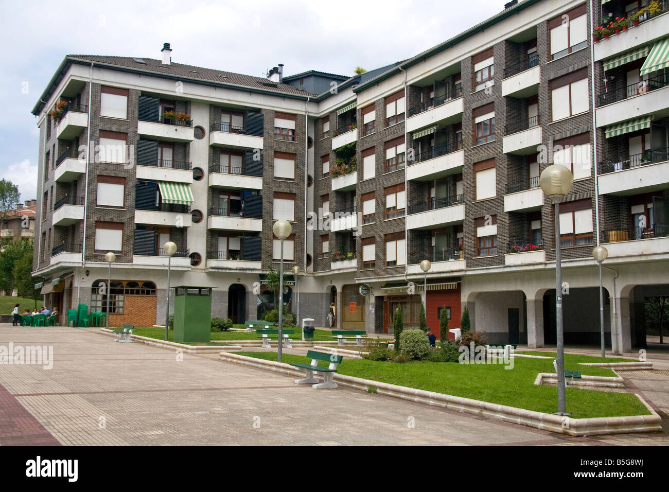 Logement Appartement à Guernica dans la province de Biscaye Pays Basque nord de l'Espagne Banque D'Images