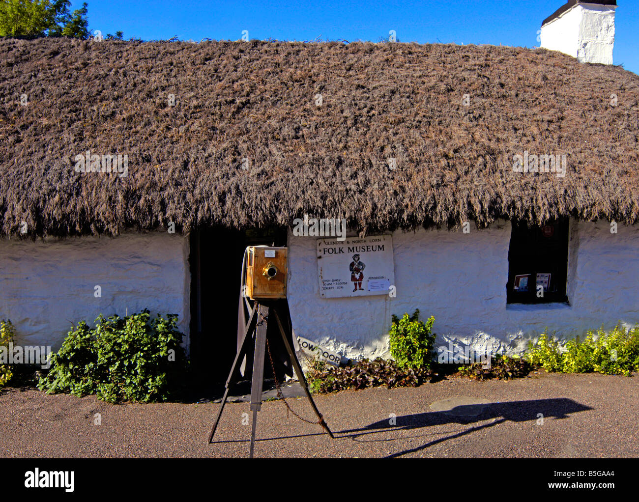 L'ancien Musée, Glencoe Village, Highlands, Scotland UK Banque D'Images