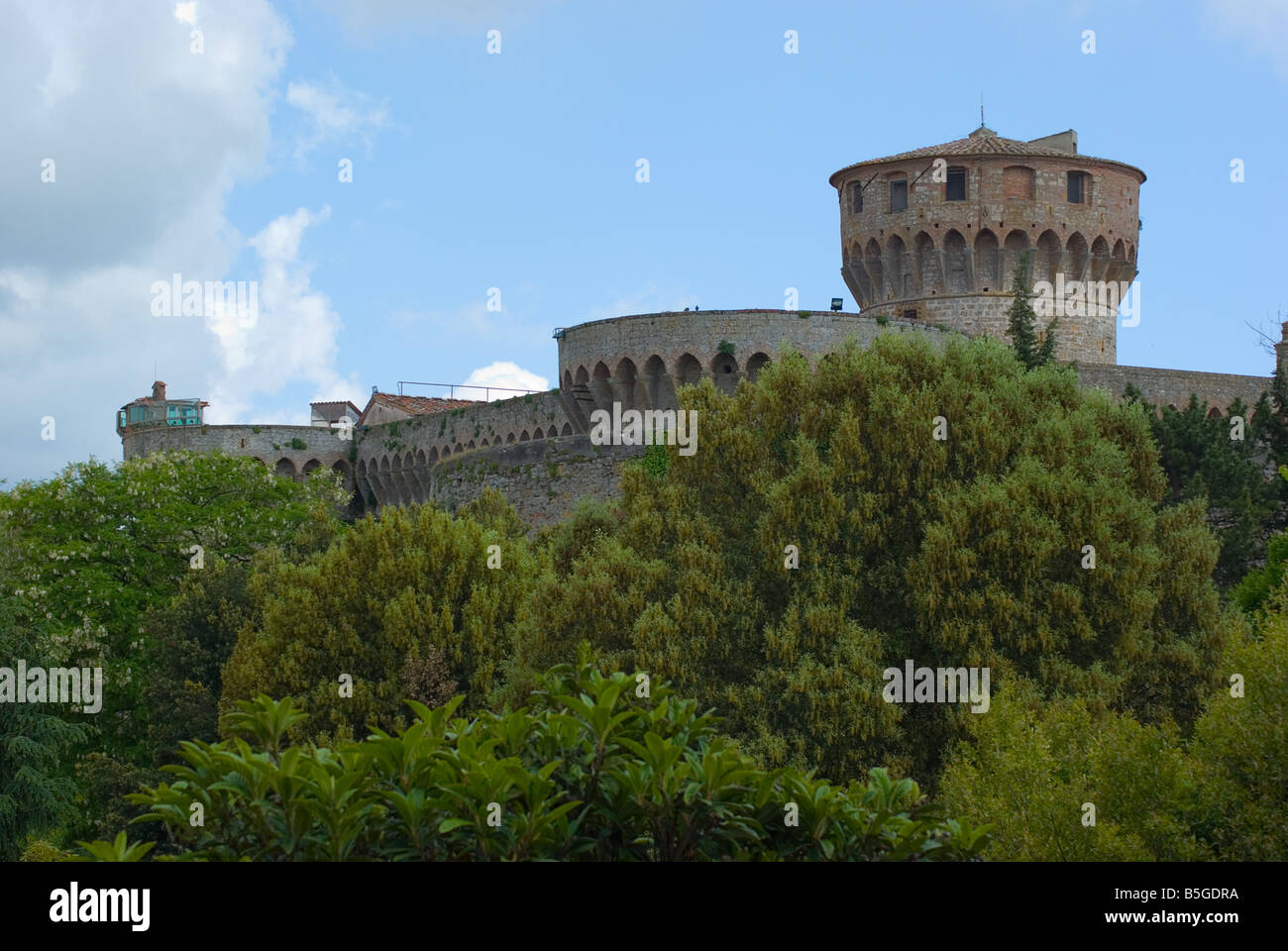 La Fortezza medicea Volterra, Italie Banque D'Images