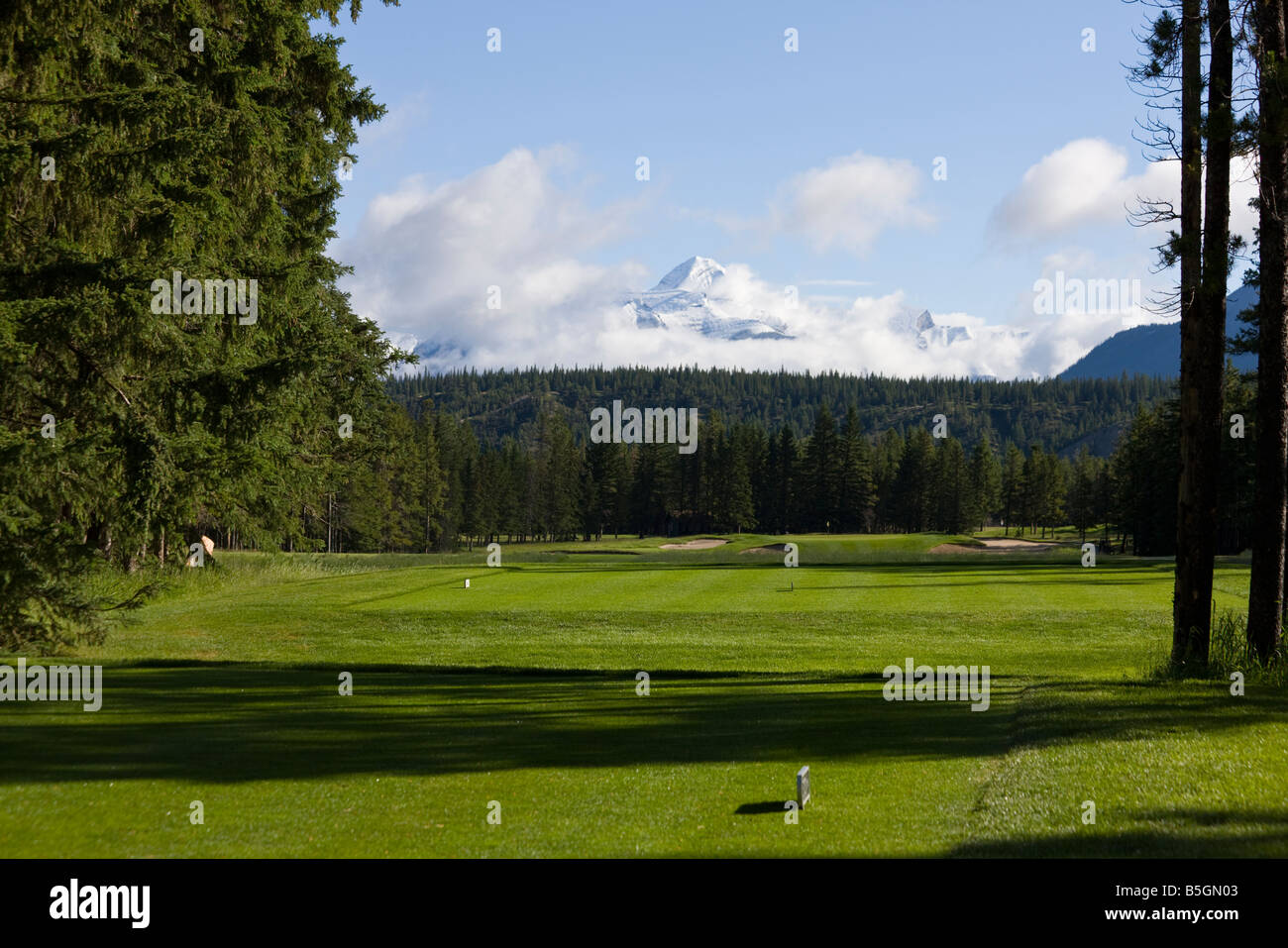 Golf Banff Springs, Banff, Alberta, Canada Banque D'Images