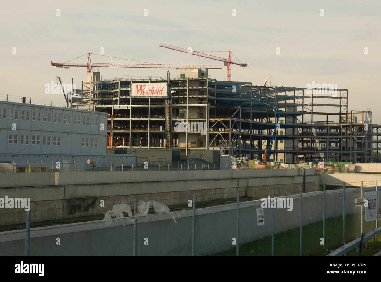Site de construction, Westfield Stratford, London Banque D'Images