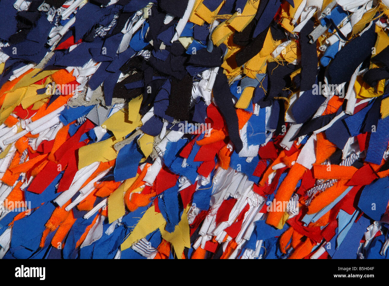 Tapis lambeaux Votorantim São Paulo Brésil juil 08 2008 à 2 h 20 Banque D'Images