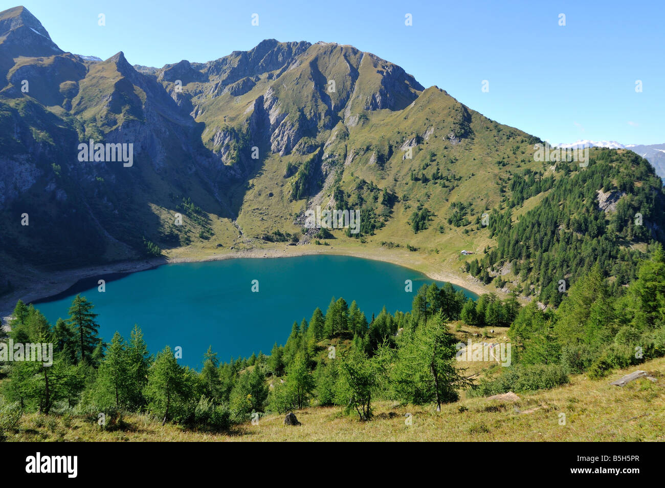Lac de montagne, Lago Tremorgio, Tessin, Suisse Banque D'Images