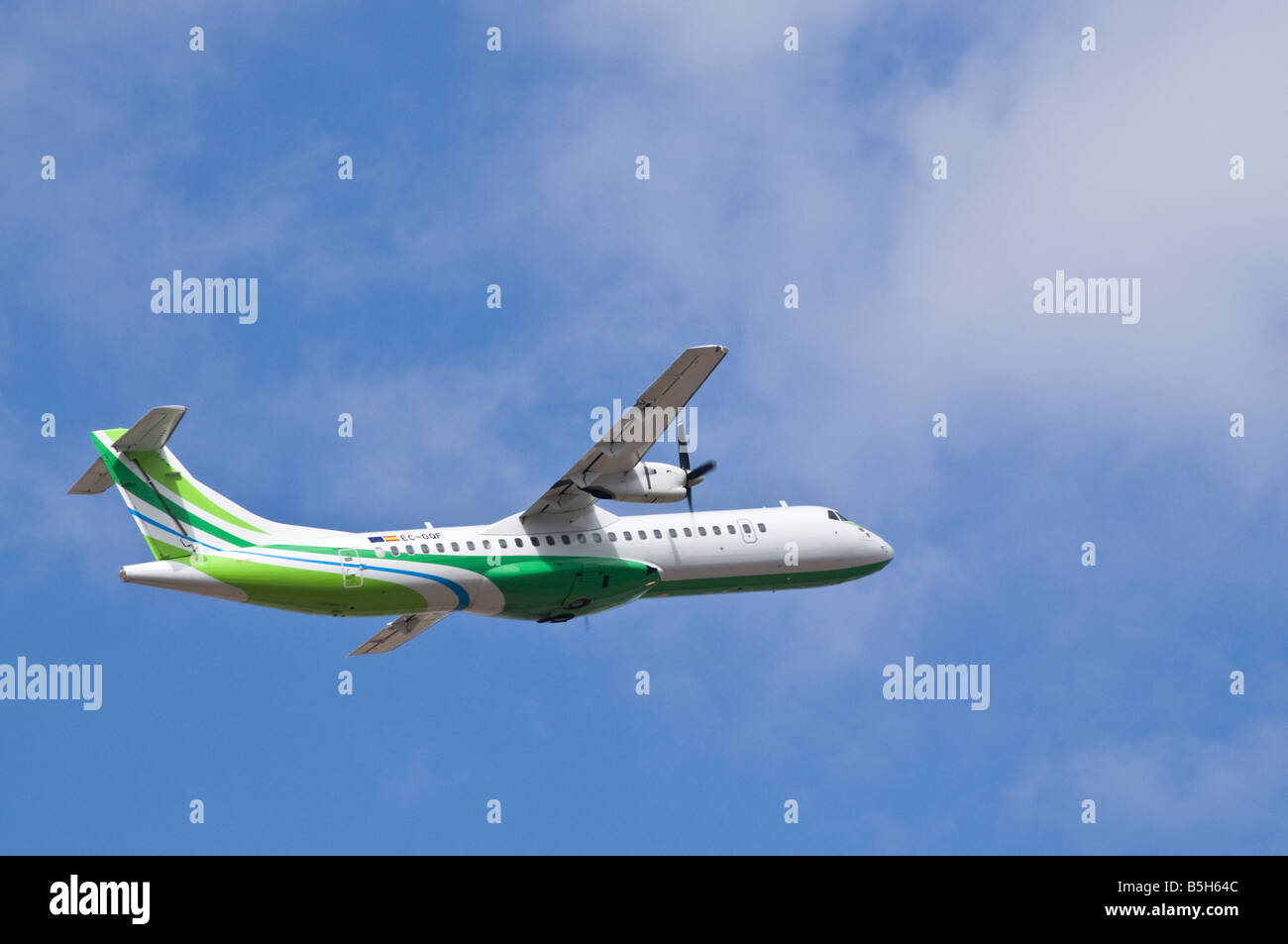 dh AVION Royaume-Uni Binter Canarias ATR 72-202 avion de transport EC-GQF avion de ligne aérienne 72 turboprop Banque D'Images