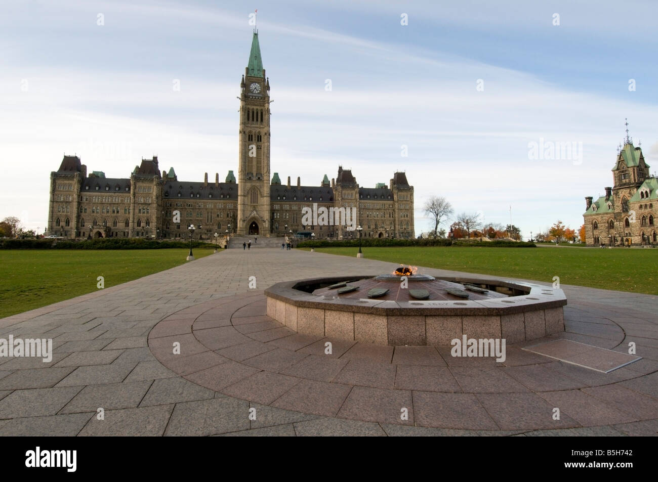 Édifices du Parlement Ottawa Canada Banque D'Images