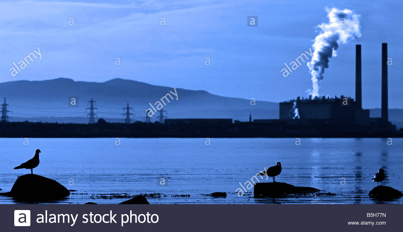 Cockenzie power station, East Lothian en Écosse Banque D'Images