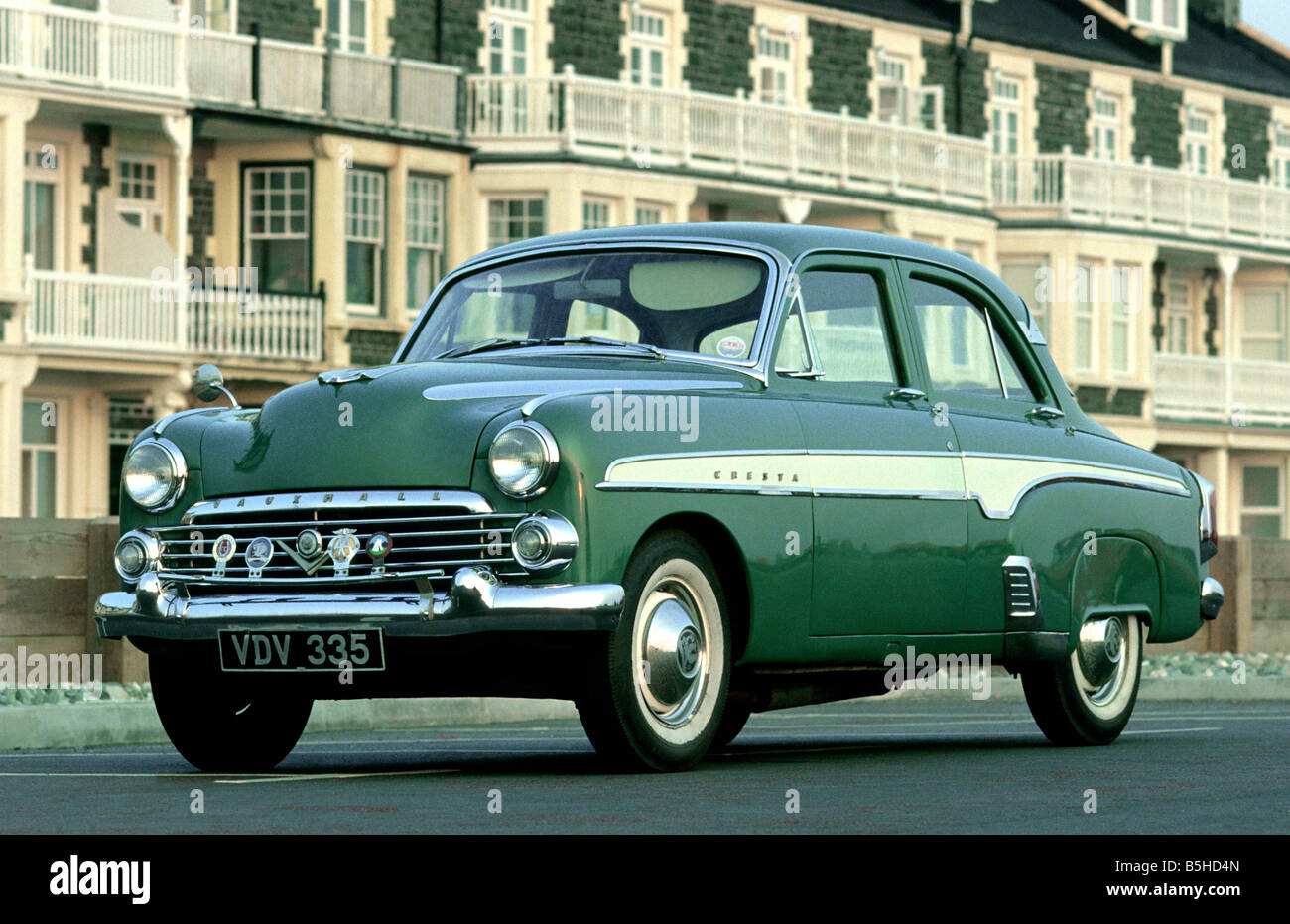 1957 Vauxhall Cresta, Gwynedd, Pays de Galles, Royaume-Uni. Banque D'Images