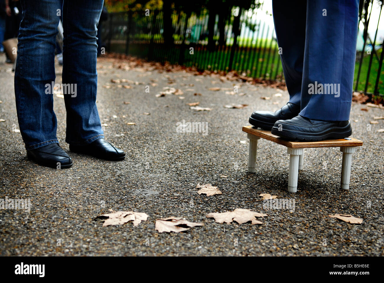 Speakers Corner à Hyde Park Banque D'Images