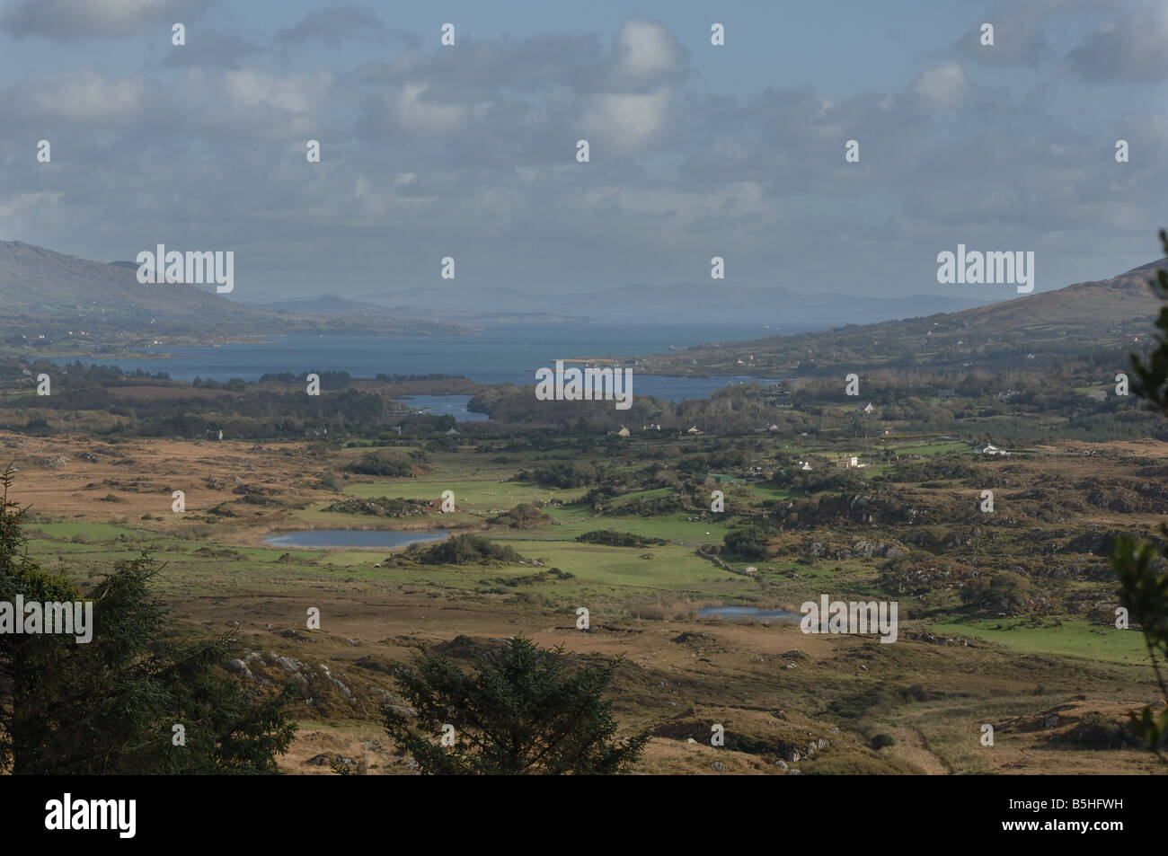 La Péninsule de Beara Banque D'Images