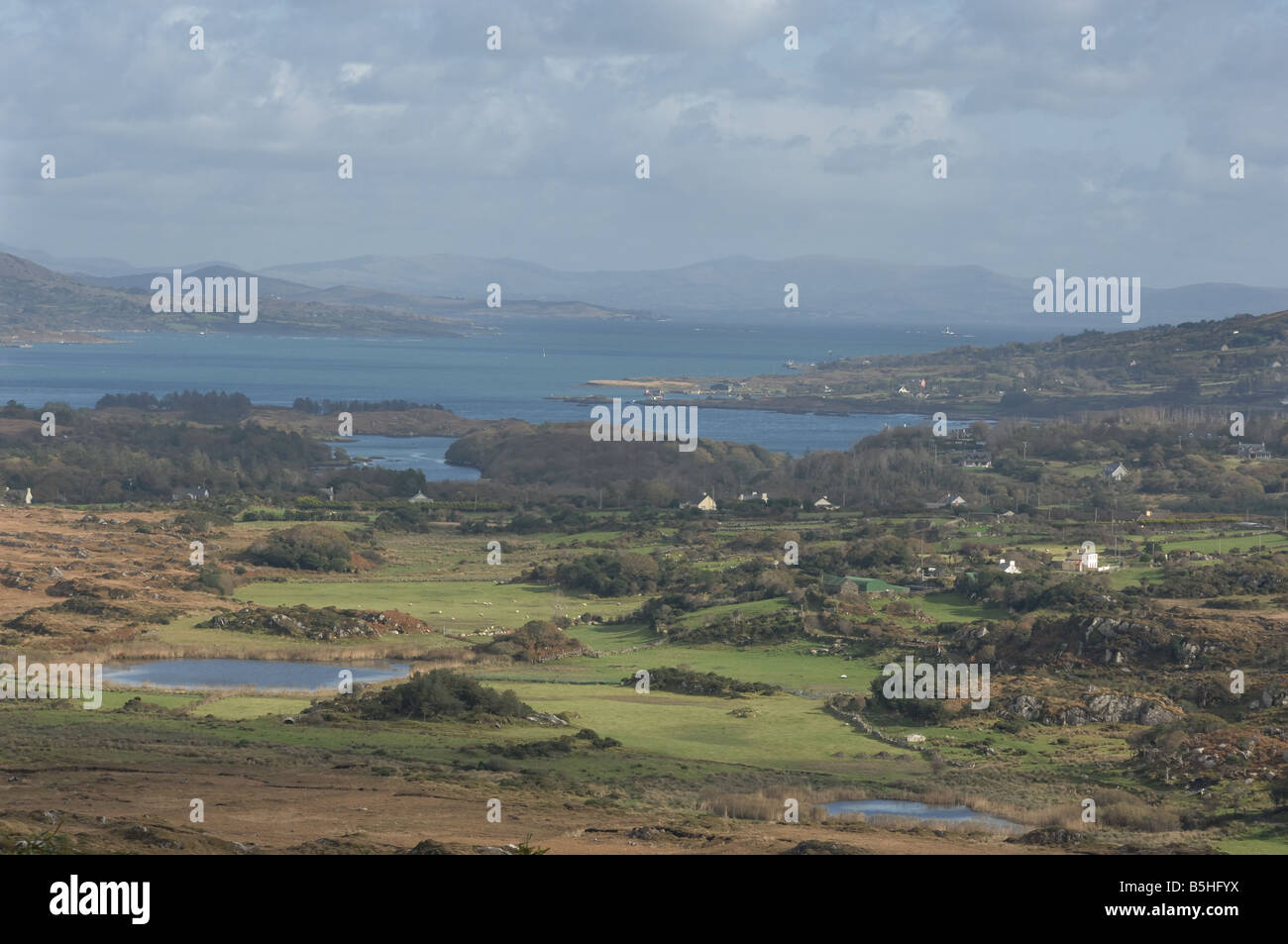 La Péninsule de Beara Banque D'Images