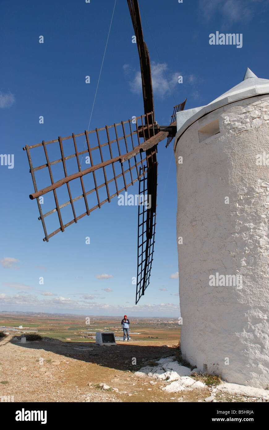 Moulin, Consuegra, province de Tolède, Castille-La-Manche, Espagne Banque D'Images