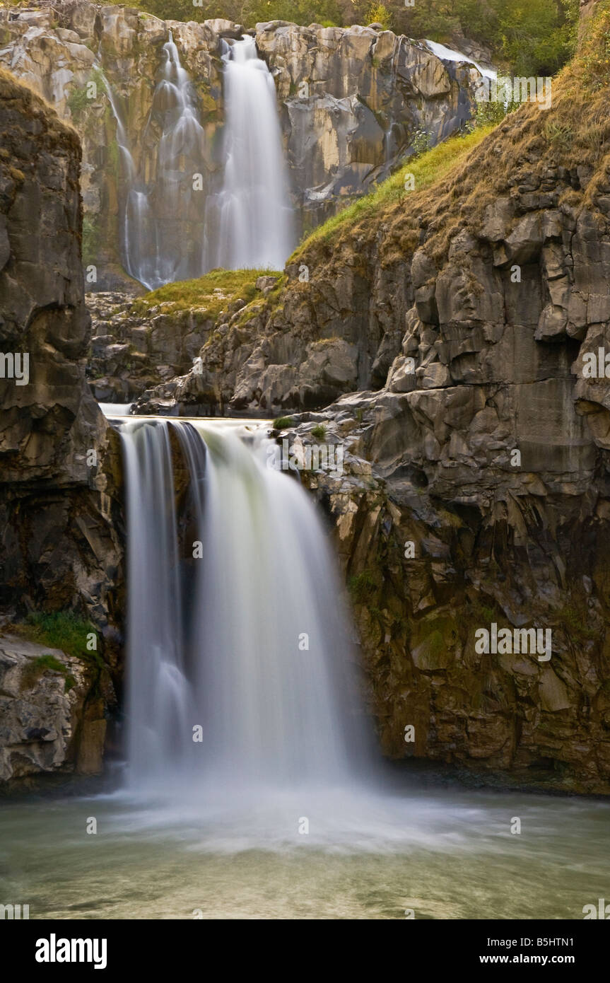 White River Falls Oregon Wasco Comté Banque D'Images