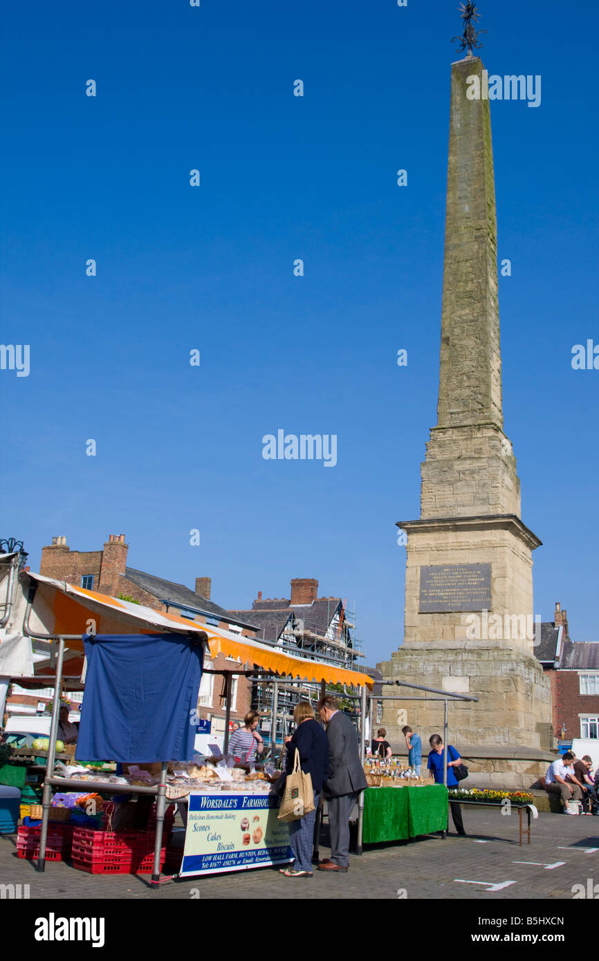 Ripon Farmers Market North Yorkshire UK Banque D'Images