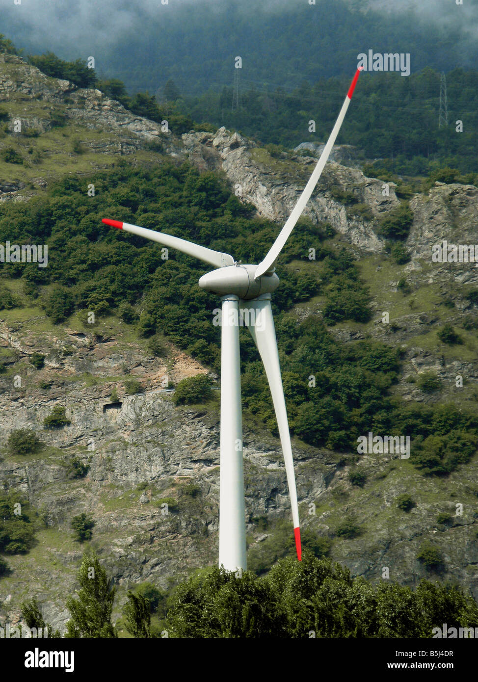 L'énergie éolienne . Banque D'Images
