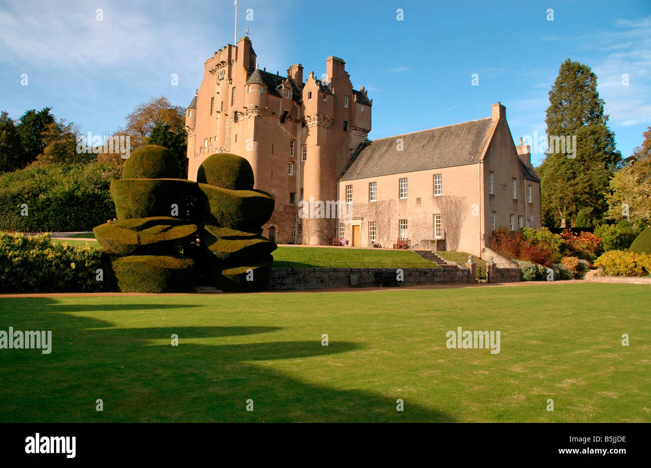 Le Château de Crathes, Banchory, Aberdeenshire, Scotland UK . Banque D'Images